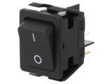 Comutator Basculant Negru ON-OFF 16A/250VAC 20A/28VDC