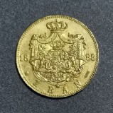 SV * Romania REPLICA 1 BAN 1888 * 1.3 grame (original = 0,95 grame), Cupru-Nichel