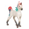 Jucărie Unicorn, Model Multicolor, Dimensiuni 9x3x9.5cm, Material Plastic, Oem