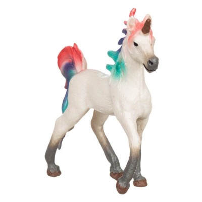 Jucărie Unicorn, Model Multicolor, Dimensiuni 9x3x9.5cm, Material Plastic foto