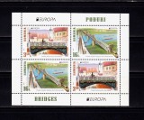 Cumpara ieftin ✅RO 2018 ,LP 2188a ,&quot;Europa 2018-Poduri &quot; , bl. 2 serii , colita 731 tip I ,MNH