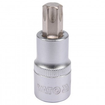 Bit Torx T55 cu adaptor Yato YT-04317, 1/2&amp;quot;, 55mm, Cr-V foto