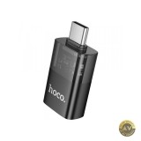 Adaptor OTG USB-C - USB-A HOCO UA36B Negru
