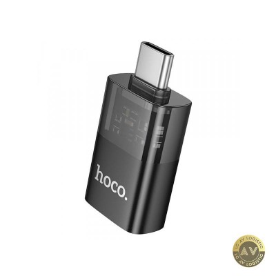 Adaptor OTG USB-C - USB-A HOCO UA36B Negru foto