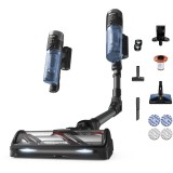 Aspirator vertical fara fir Rowenta X-Force Flex 12.60 NEO RH9LC1WO cu mop, 380W, 25.9V, autonomie 60 minute, filtrare 99%, recipient praf 0.65 L, tub