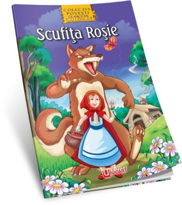 Scufita Rosie - carte de colorat A4 foto