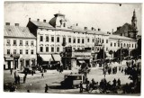 SV * Cernauti * PIATA CENTRALA Anii '20 - Foto Document format mare / 182 x 120 mm !