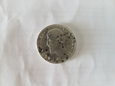 Romania moneda argint 1 Leu 1910 are 5 gr. foto