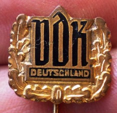 I.958 INSIGNA STICKPIN GERMANIA VDK DEUTSCHLAND h14mm email