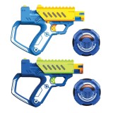Set pistoale cu laser Silverlit Lazer M.A.D Battle Ops cu 2 blastere si 2 tinte interactive