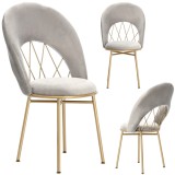 Scaun Salon Coafură/Cosmetică Enzo, Elegant și Confortabil, Ergonomic, pentru Sală Așteptare - Design Modern și Universal