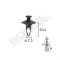 Ornament schimbator crom Breckner , nuca schimbator compatibila Dacia Logan 1 BK87052