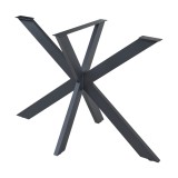 Picior masa Oberau 85x85x71cm otel negru [en.casa] HausGarden Leisure, [en.casa]