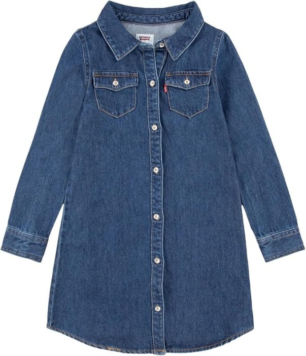 Rochie denim pentru fetite Levi s, marime 5A - 110cm - OUTLET