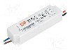Alimentator pentru LED, 15V DC, 1,33A, 20W, MEAN WELL - LPV-20-15