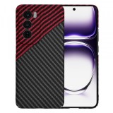 Husa pentru Oppo Reno12, Techsuit, Carbonite FiberShell Vortex, Rosie