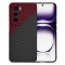 Husa pentru Oppo Reno12, Techsuit, Carbonite FiberShell Vortex, Rosie