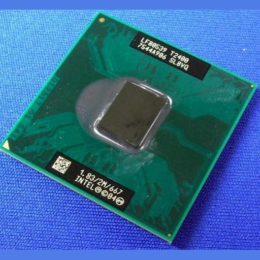 Procesor laptop second hand Intel Core Duo T2400 SL8VQ 1.83GHz