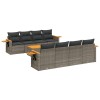 Patio Sofa Set 9-Locuri Grey