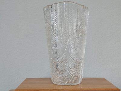 Vaza cristal Rosenthal, designer finlandez Nanny Still McKinney, 1970 - foto