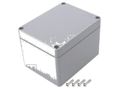Carcasă universală ABS gri &amp;icirc;nchis IP67 90mm x 115mm x 80mm foto
