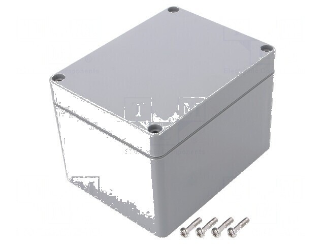 Carcasă universală ABS gri &icirc;nchis IP67 90mm x 115mm x 80mm