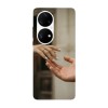 Husa compatibila cu Huawei Nova Y70 model Love touch, Silicon, TPU, Viceversa, Transparent, Carcasa