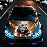 Cumpara ieftin Folie Capota Auto &quot;Hood Art&quot; rezistenta la exterior, marime M (165 x 120cm) - Cod: AVX-CAPOTA-029M, AVEX