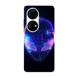 Husa compatibila cu Huawei Nova 8i model Cyber Alien, Silicon, TPU, Viceversa, Transparent, Carcasa