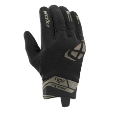 Manusi barbati Roadster vara textil/piele Ixon model MIG 2 MS culoare: negru/khaki - degete tactile, M (8/9)