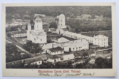 Manastirea Cocos - judetul Tulcea - aprox. 1927 - printata, necirculata foto