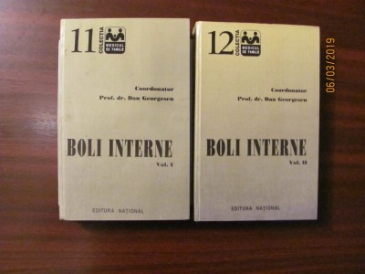 PVM - Prof. Dr. Dan GEORGESCU &amp;quot;Boli Interne&amp;quot; volumele I + II 1998 foto