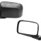 Oglinda exterioara Vw Golf 2 (19E/1G), 1988-1991, Vw Jetta 2 (16E/19E /1G2), 02.1988-12.1991, Dreapta, Crom, manuala, Fara incalzire, carcasa neagra,