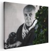 Tablou canvas portret pictor Pablo Picasso, alb, negru 1381 Tablou canvas pe panza CU RAMA 40x60 cm