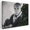 Tablou canvas portret pictor Pablo Picasso, alb, negru 1381 Tablou canvas pe panza CU RAMA 40x60 cm