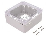 Carcasă universală 120mm x 120mm x 60mm cu bucșă din alamă