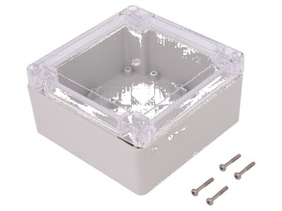 Carcasă universală 120mm x 120mm x 60mm cu bucșă din alamă foto