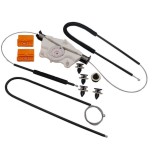 Kit reparatie macara geam fata dreapta Audi A4 B6, B7
