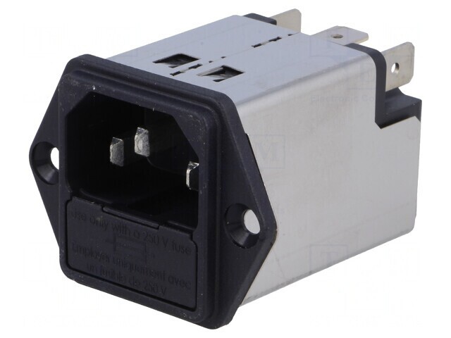 Conector de Alimentare AC 4A 250VAC IEC 60320