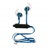 Casti stereo SoundLogic, Bluetooth, Wireless, 97 dB, Albastru