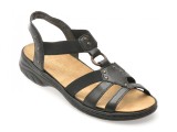 Cumpara ieftin Sandale RIEKER negre, 64574, din piele naturala