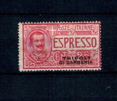 Tripolitania Italiana 1909 - Marca Expres, Mi.No.11 nestampilat