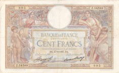 FRANTA 100 francs 17-6-1937 VF!!!