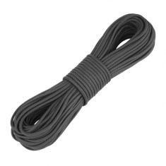 Snur Paracord Premium, IdeallStore&reg;, Negru, 30 m