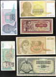 Set Iugoslavia 50 bancnote diferite dinara dinari cateva rare (cele din imagini)