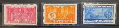 Timbre 1932 Al IX-lea Congres International de Istoria Medicinei, MNH foto