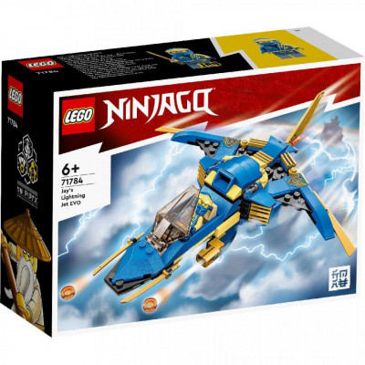 Lego ninjago avionul cu reactie fulger evo al lui jay 71784 foto