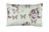 Fata de Perna 50x70, 100% bumbac standard, model floral mov cu flori 210