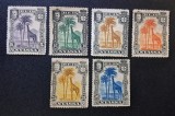 Compania Nyassa ( Mozambic Portughez) 1901 - Serie de 6 Timbre Clasice &bdquo;Jirafa &amp; Regele Dom Carlos I&rdquo; -MNH-CLN1
