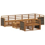 vidaXL Seturi de canapele Lemn Solid de Acacia 3384525